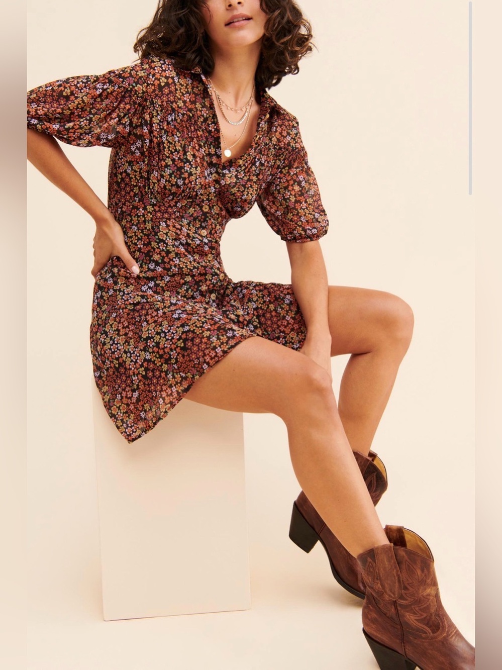 Free People Bonnie Mini Dress Size Small